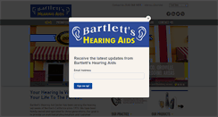 Desktop Screenshot of bartletthearing.com